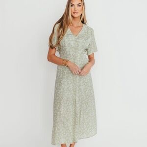 Worth Collective Carter Button down midi dress